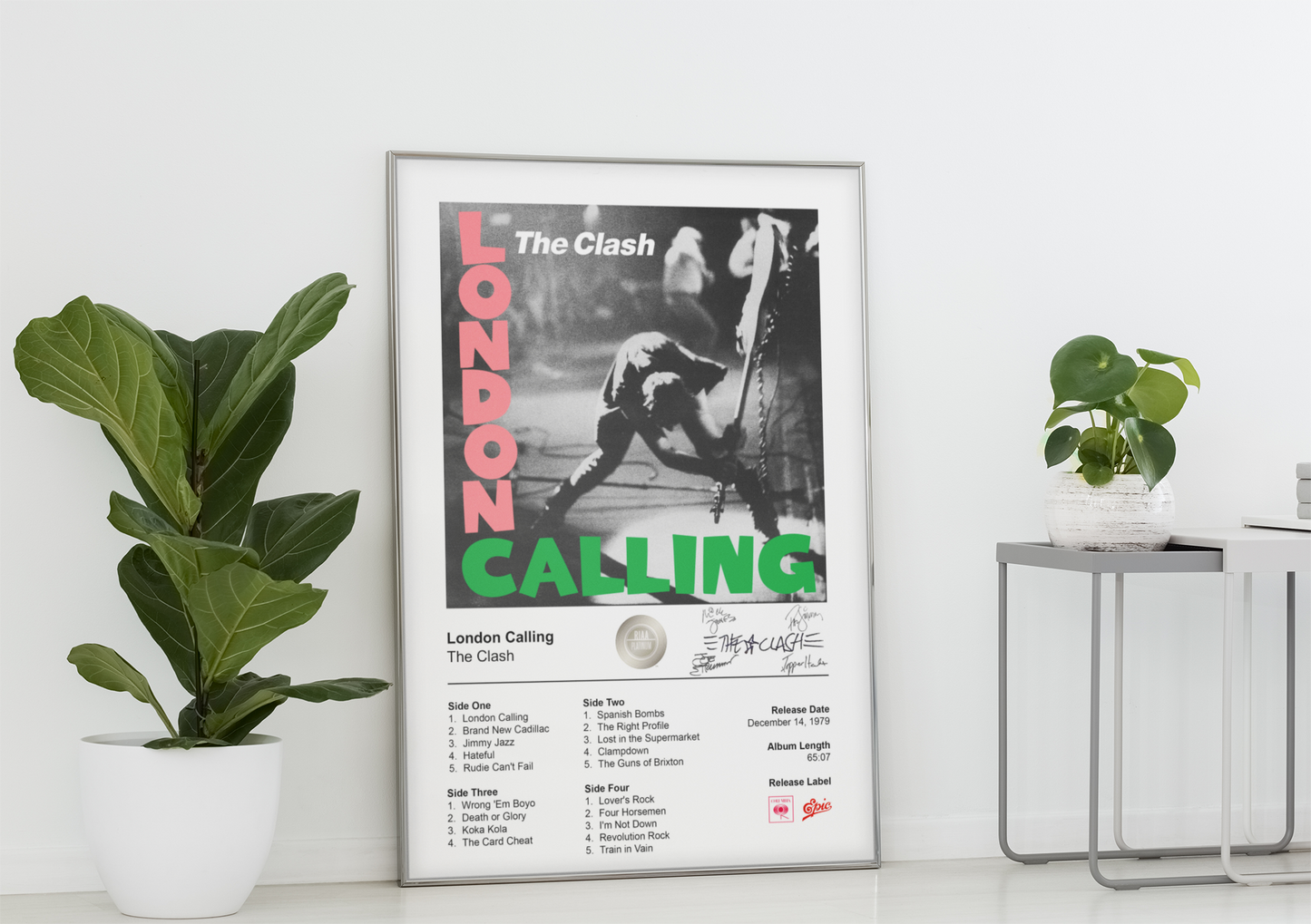 The Clash Poster - London Calling Album Cover Poster Print