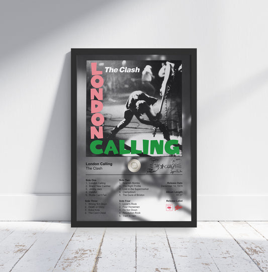 The Clash Poster - London Calling Album Cover Poster Print - STUDIO EDITION