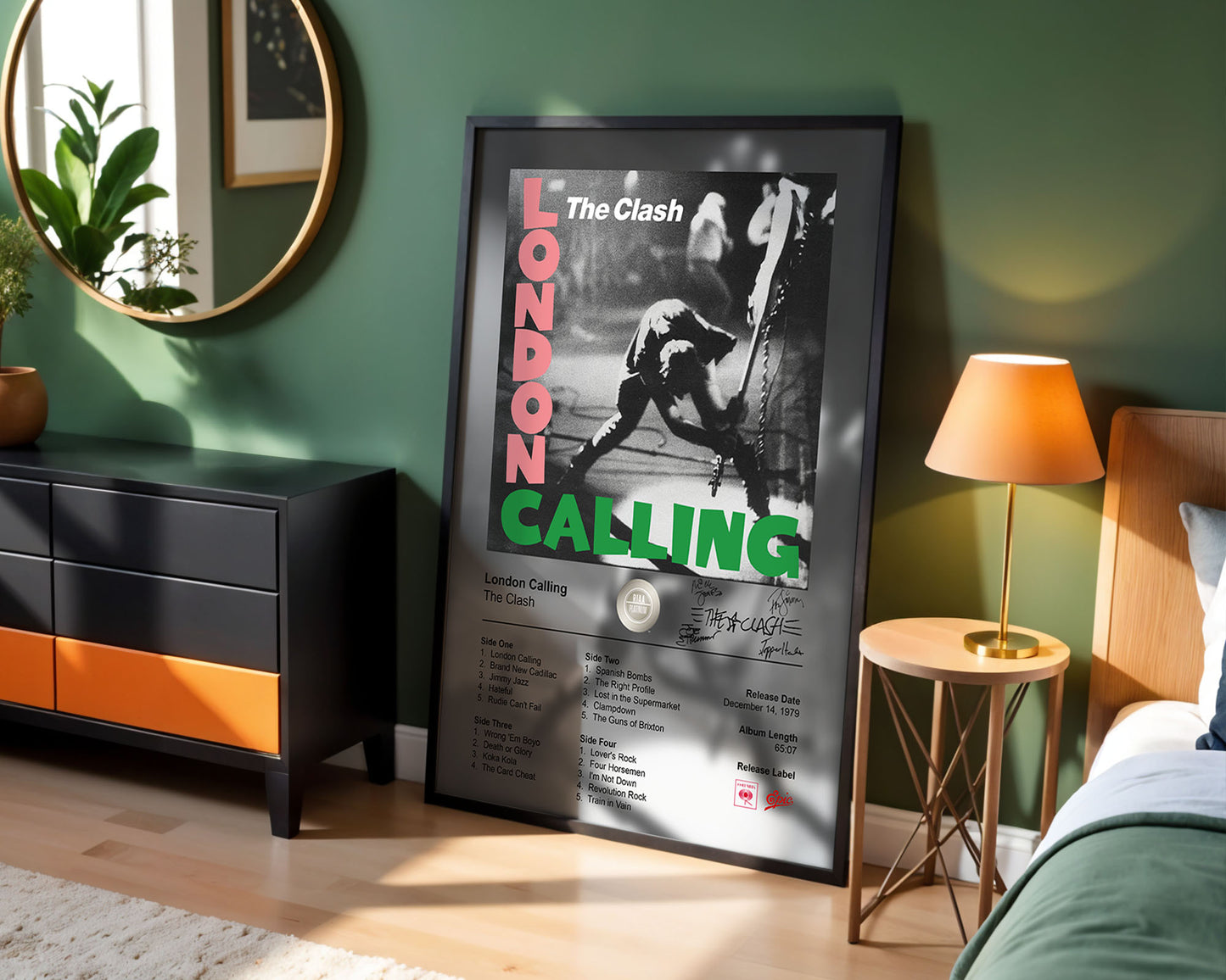 The Clash Poster - London Calling Album Cover Poster Print - STUDIO EDITION