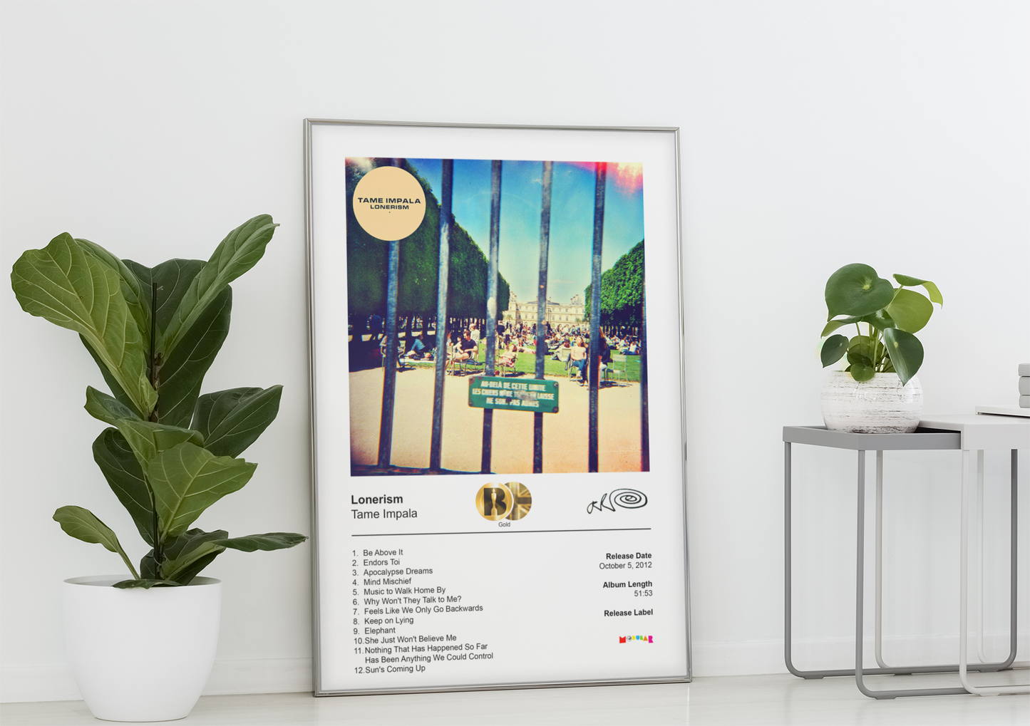 Tame Impala Poster - Lonerism Album Cover Poster Print