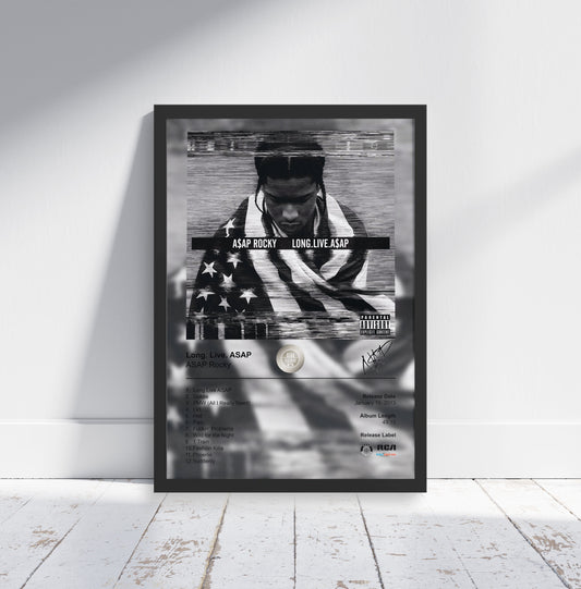 ASAP Rocky Poster - Long. Live. ASAP Album Cover Poster Print - STUDIO EDITION