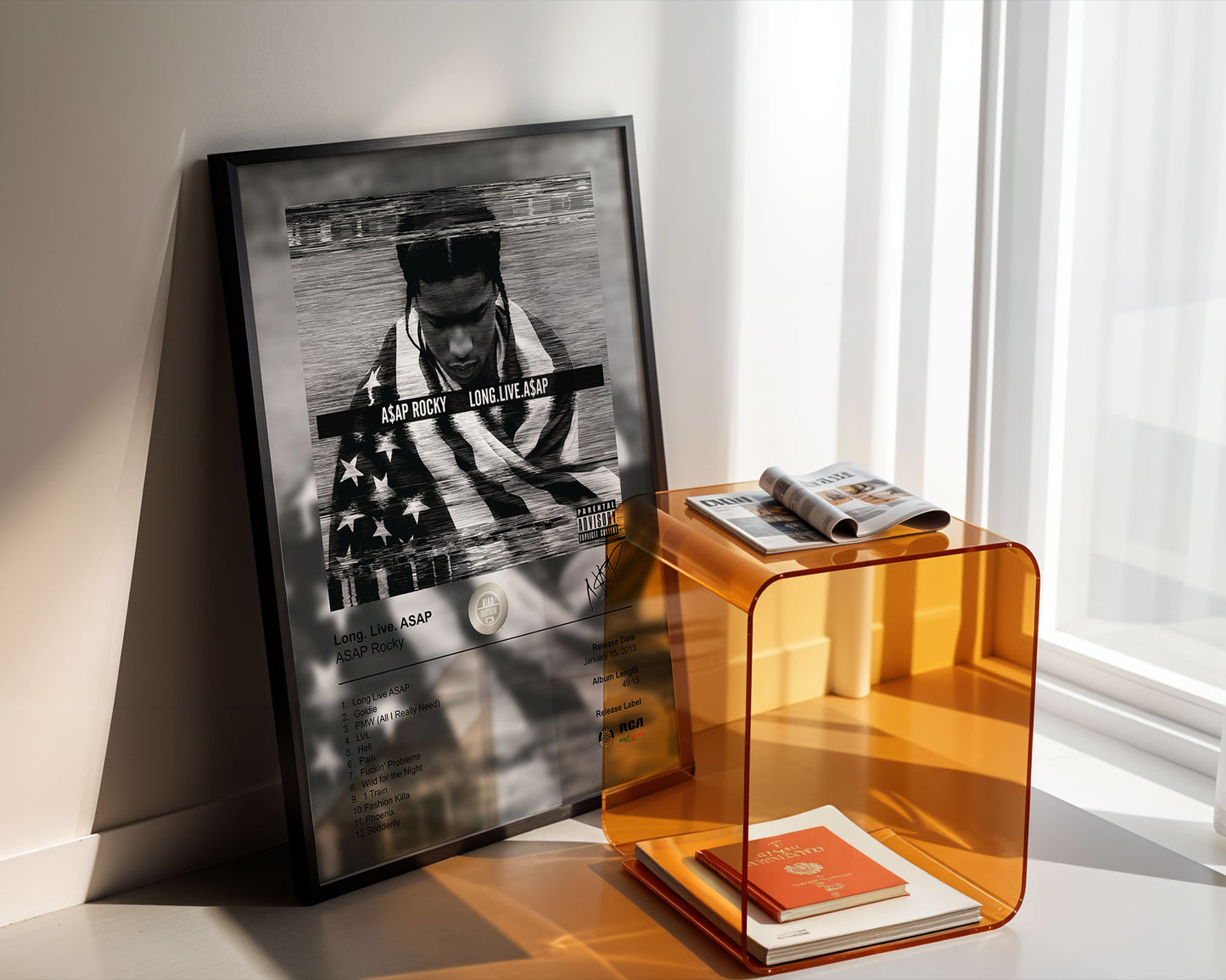 ASAP Rocky Poster - Long. Live. ASAP Album Cover Poster Print - STUDIO EDITION