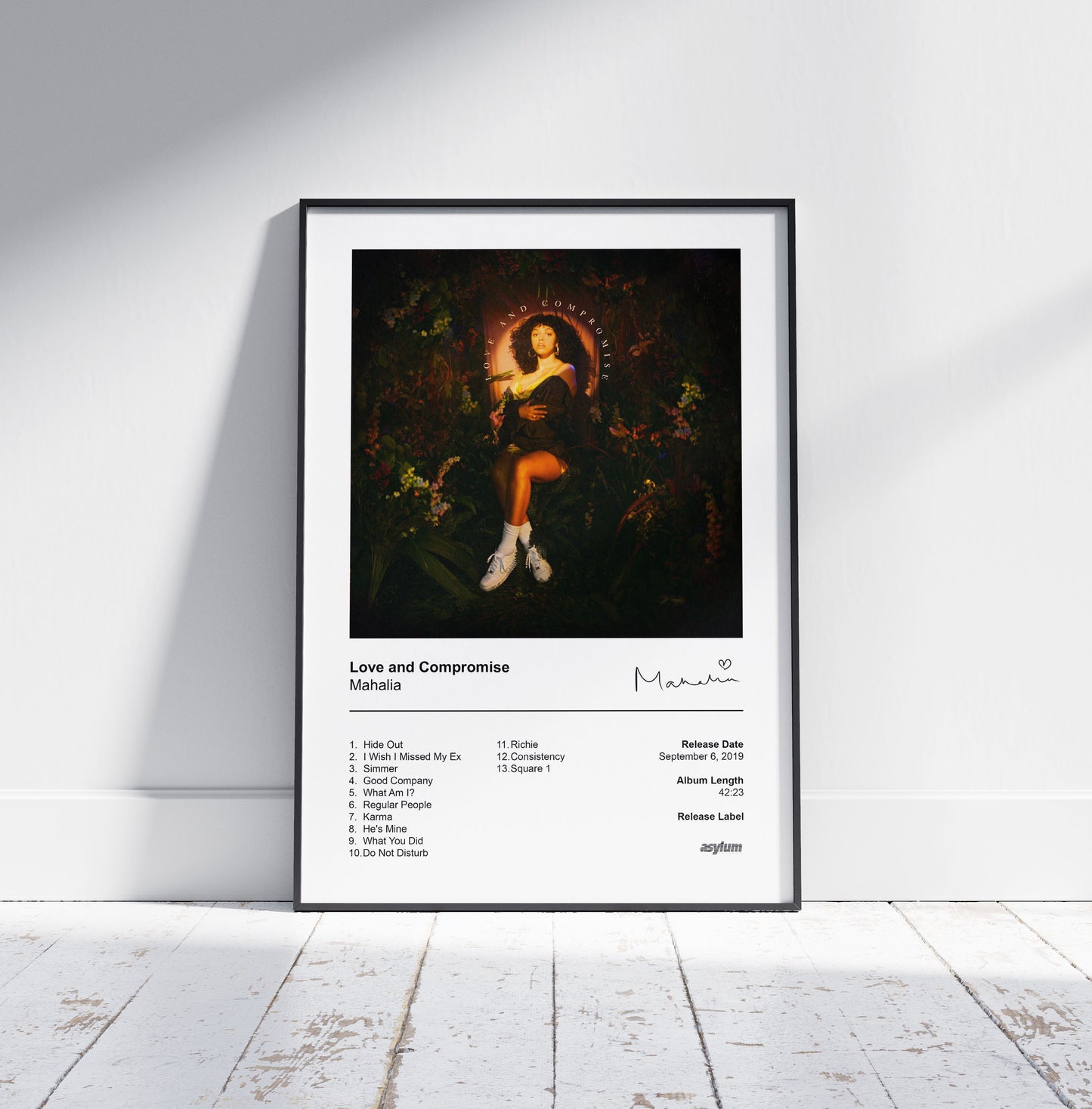 Mahalia Poster - Love and Compromise Album Cover Poster Print