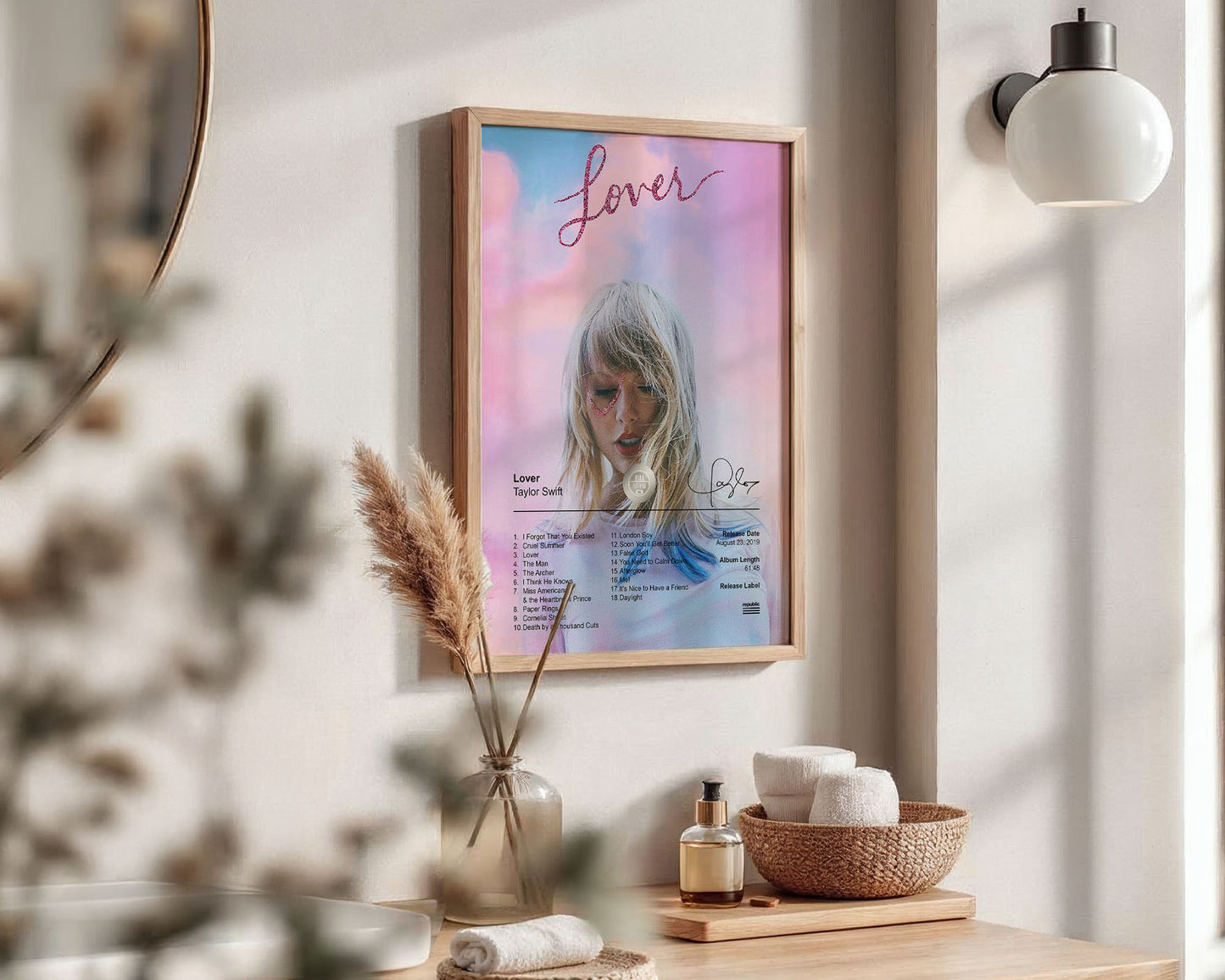 Taylor Swift Poster - Lover Album Cover Poster Print - STUDIO EDITION