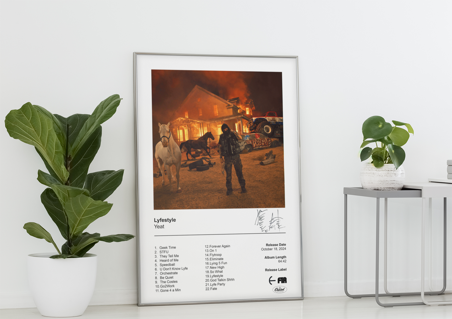 Yeat Poster - Lyfestyle Album Cover Poster Print