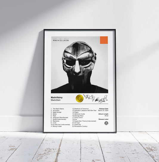 Madvillain Poster - Madvillainy Album Cover Poster Print