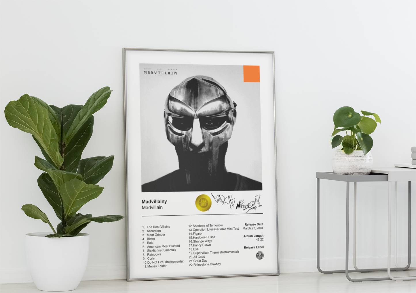 Madvillain Poster - Madvillainy Album Cover Poster Print