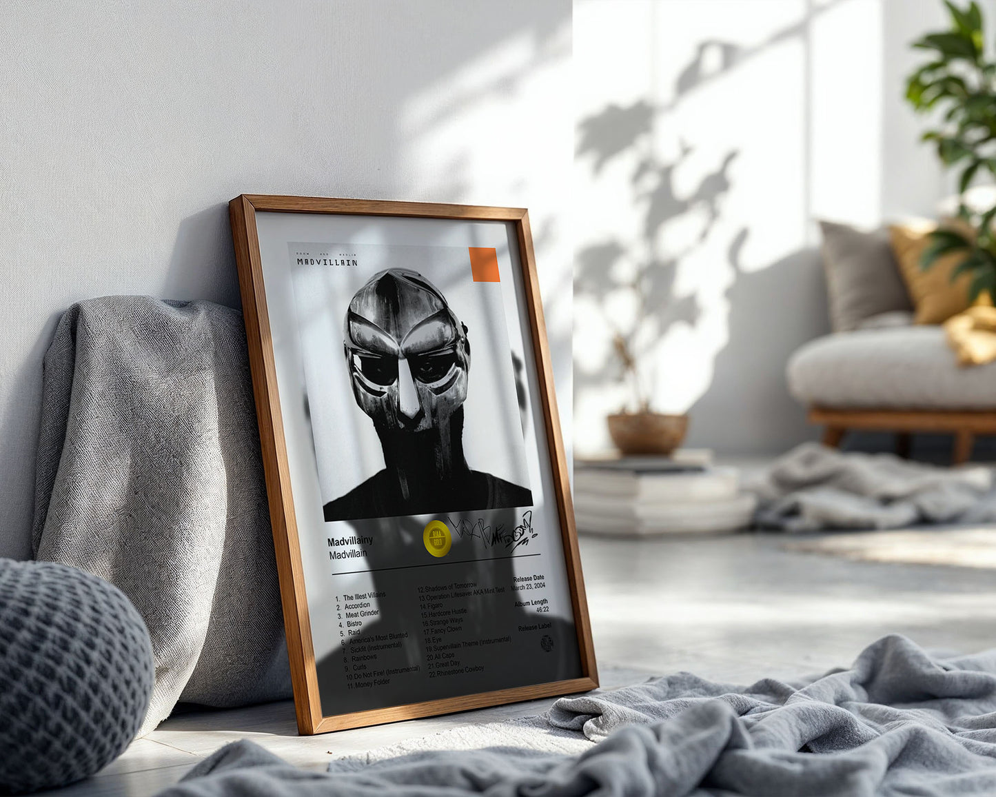 Madvillain Poster - Madvillainy Album Cover Poster Print - STUDIO EDITION