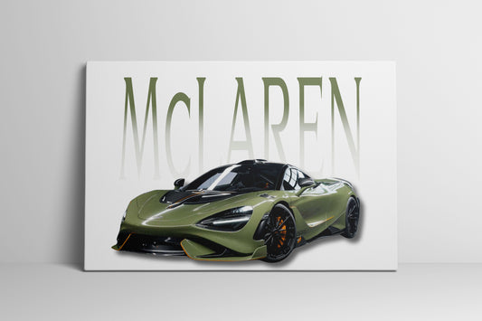 McLaren 765LT Wrapped Canvas