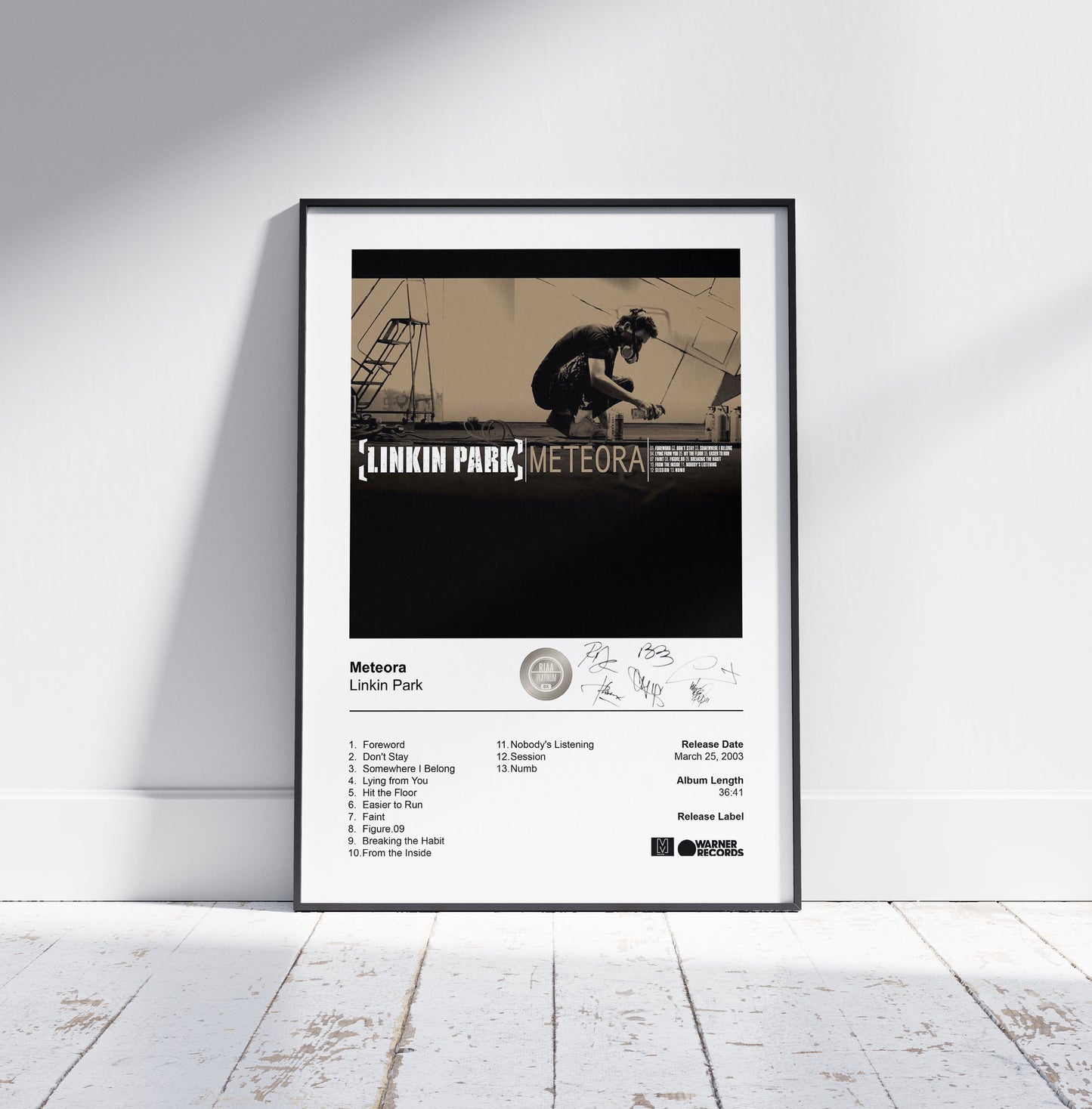 Linkin Park Poster - Meteora Album Cover Poster Print