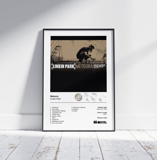 Linkin Park Poster - Meteora Album Cover Poster Print