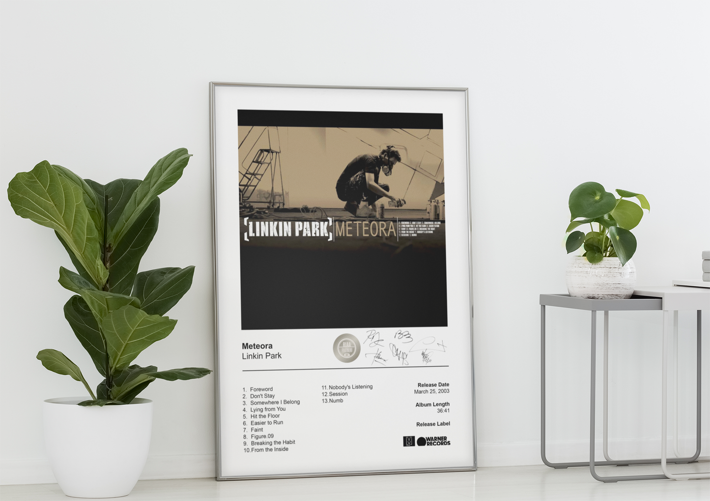 Linkin Park Poster - Meteora Album Cover Poster Print