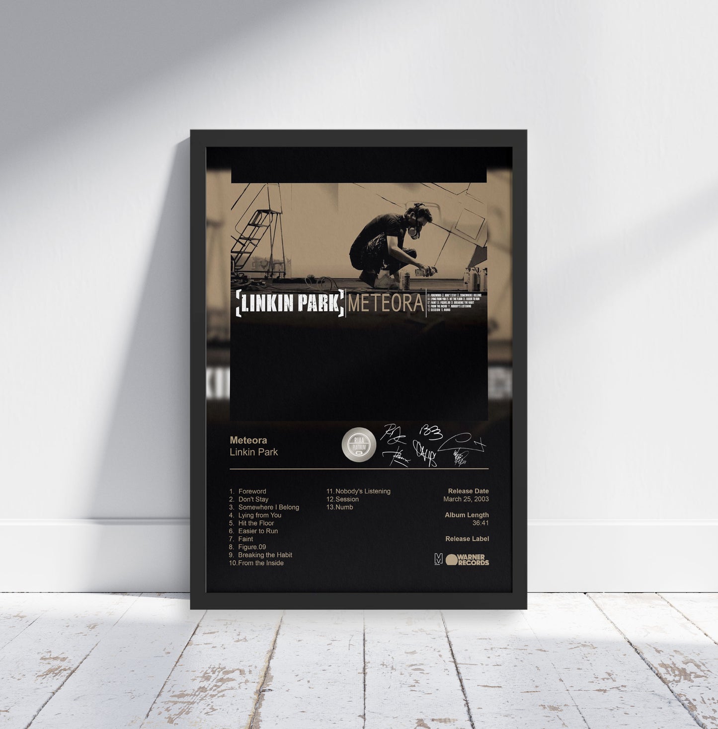Linkin Park Poster - Meteora Album Cover Poster Print - STUDIO EDITION