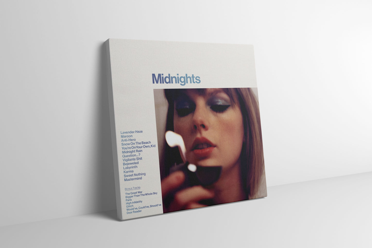 Taylor Swift Canvas - Midnights 3am Edition Album Cover Wrapped Canvas