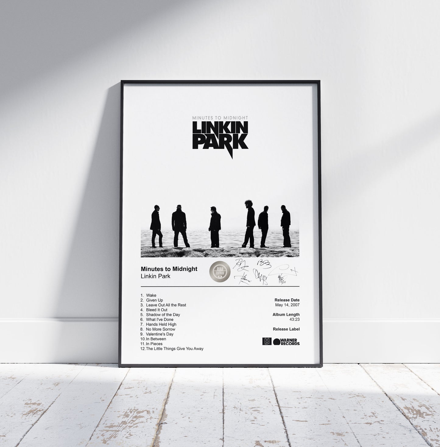 Linkin Park Poster - Minutes to Midnight Album Cover Poster Print