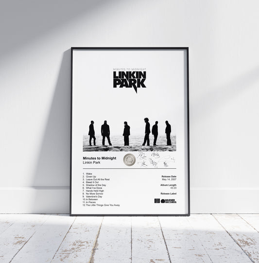 Linkin Park Poster - Minutes to Midnight Album Cover Poster Print
