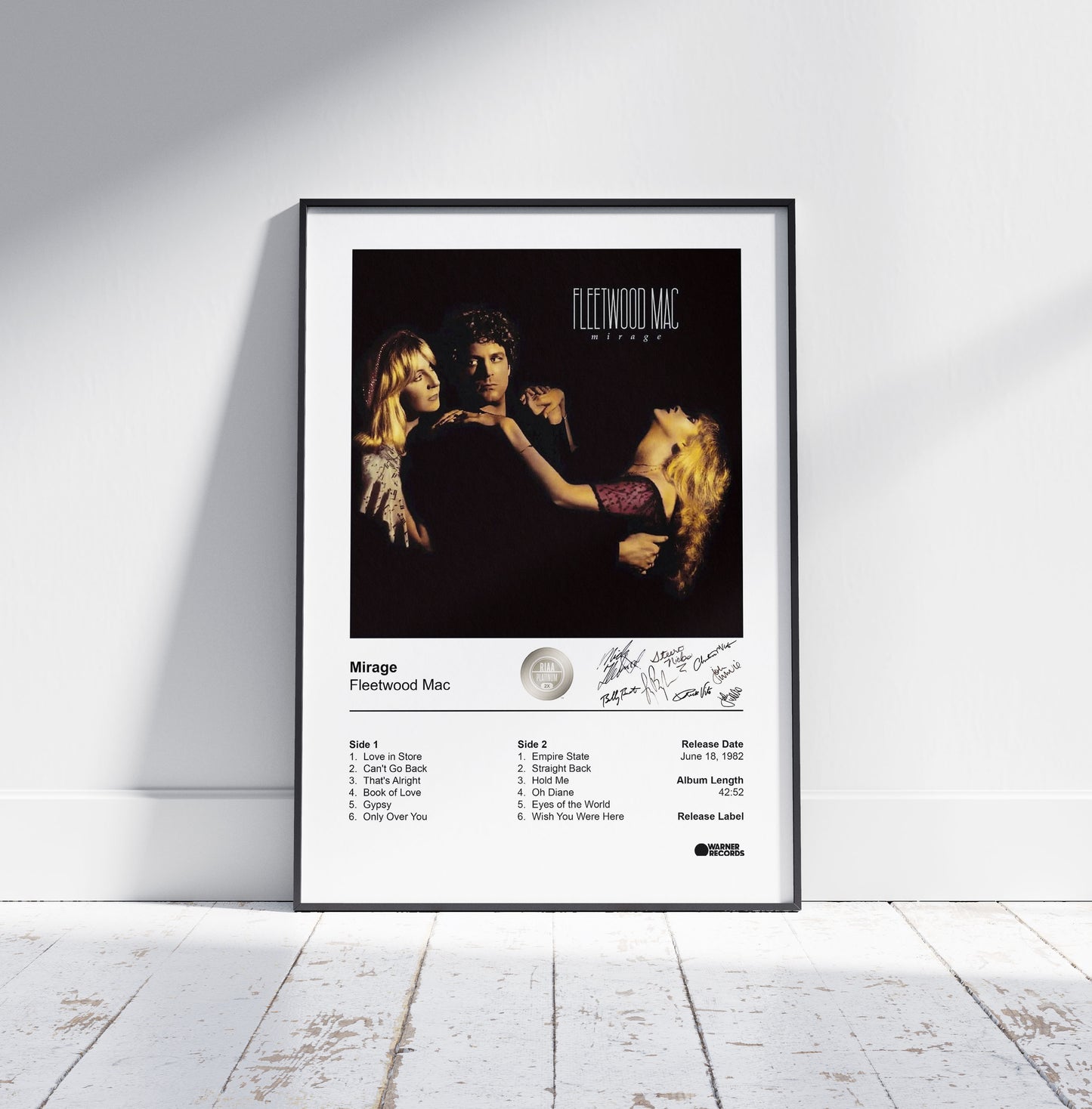 Fleetwood Mac Poster - Mirage Album Cover Poster Print