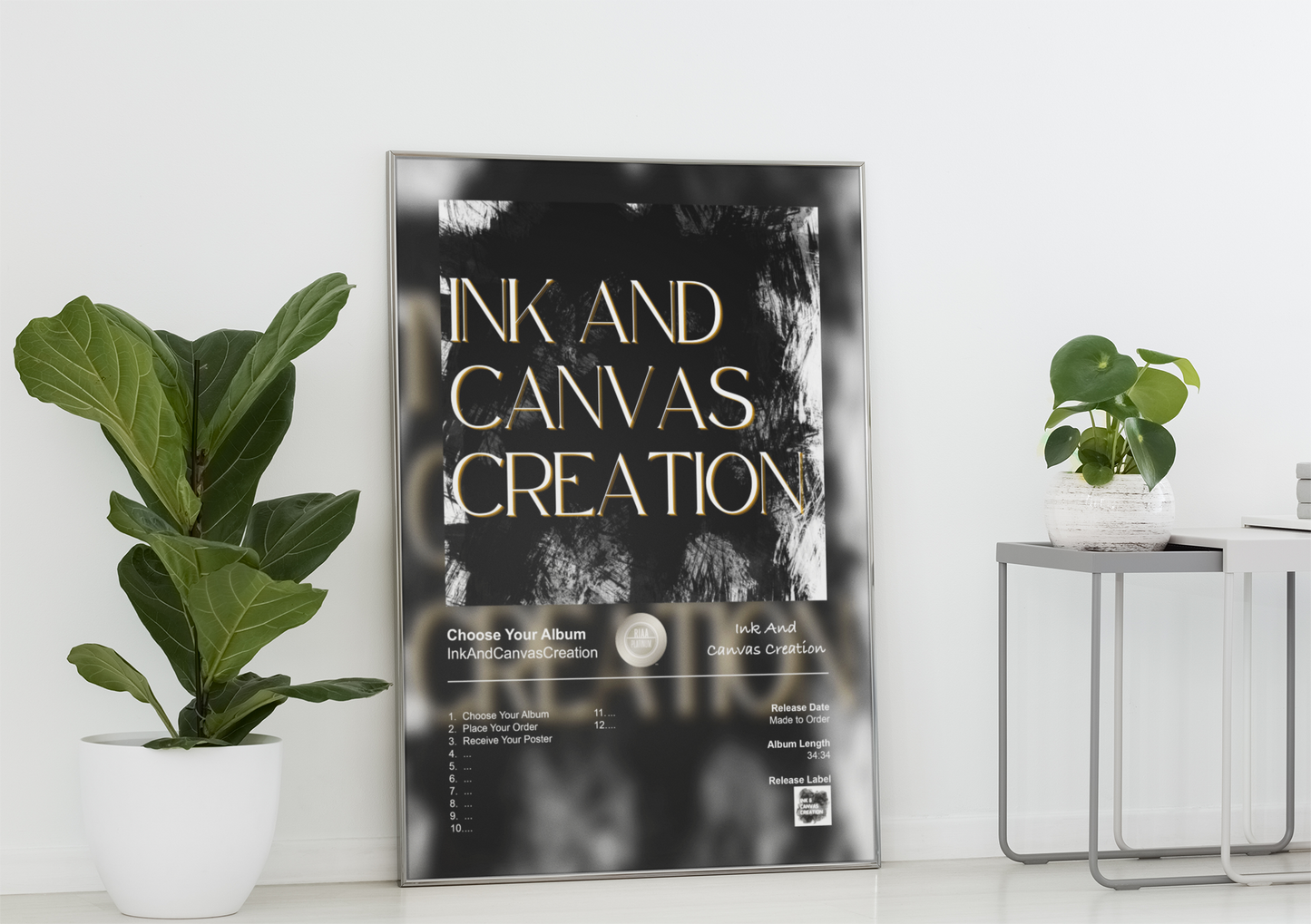 Choose Your Own Album Poster - STUDIO EDITION - Any Album Cover Poster Print - Custom Music Poster Print