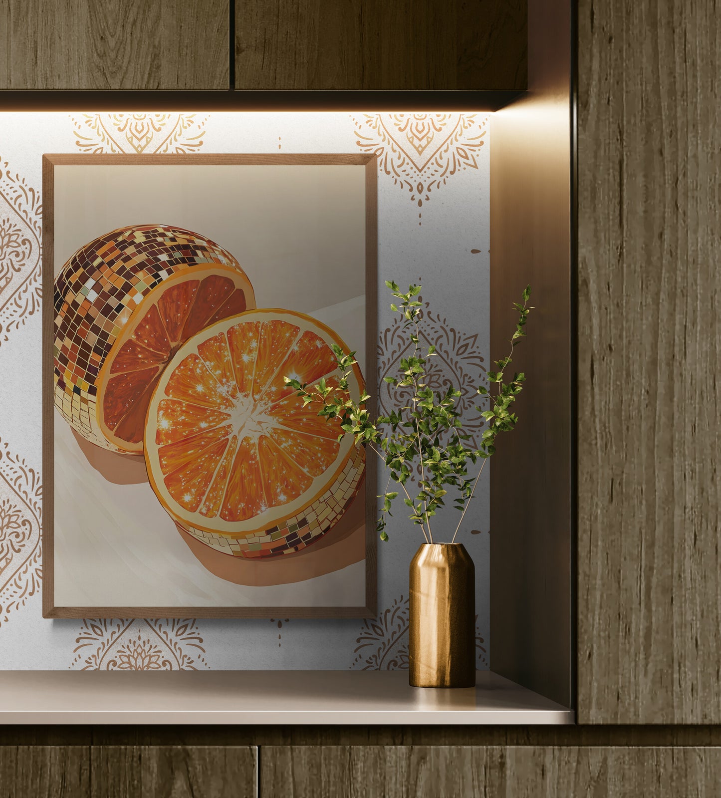 Tangerine Twinkle Poster Print
