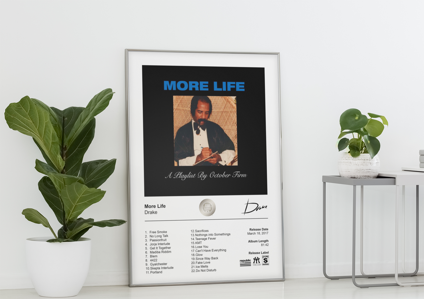 Drake Poster - More Life Album Cover Poster Print