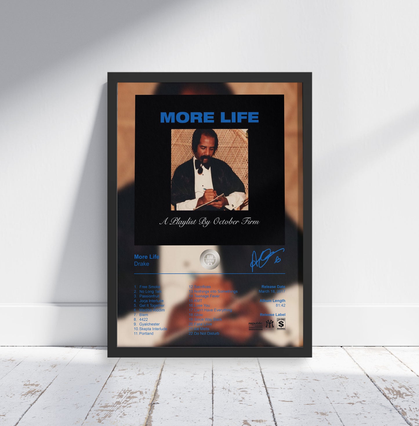 Drake Poster - More Life Album Cover Poster Print - STUDIO EDITION