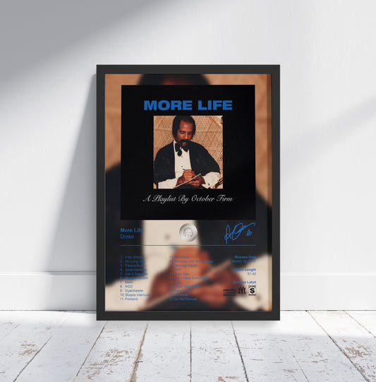 Drake Poster - More Life Album Cover Poster Print - STUDIO EDITION
