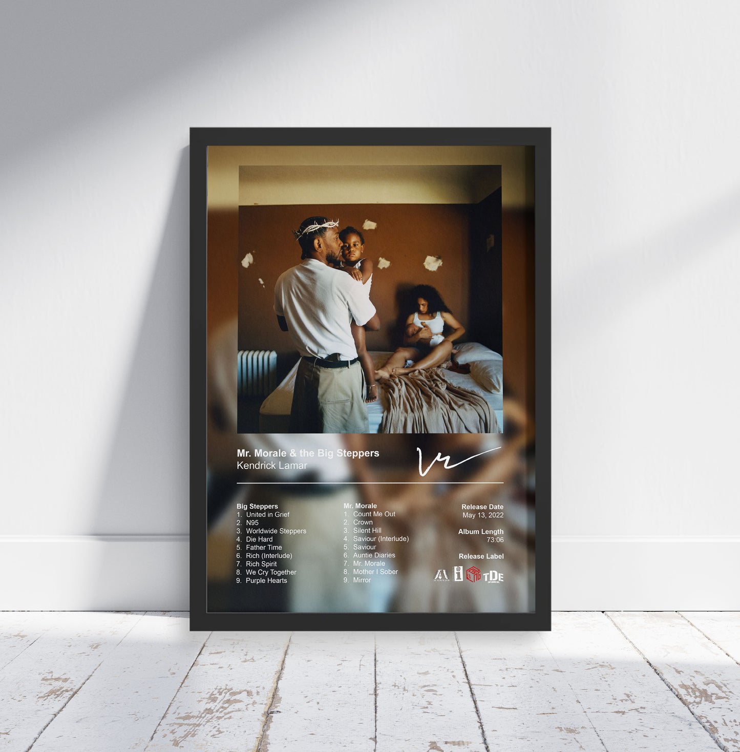 Kendrick Lamar Poster - Mr. Morale & The Big Steppers Album Cover Poster Print - STUDIO EDITION