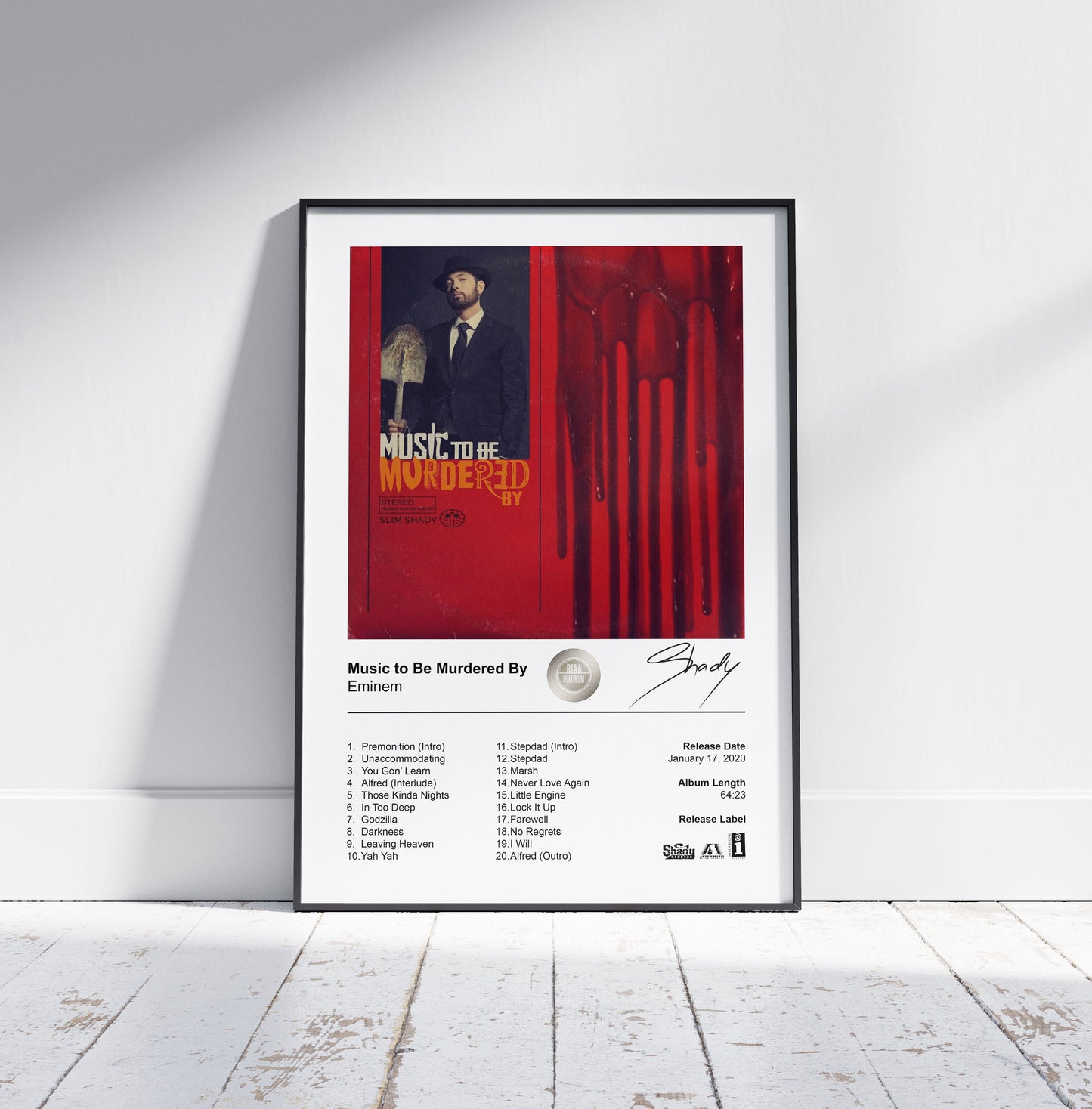 Eminem Poster - Music to Be Murdered By Album Cover Poster Print