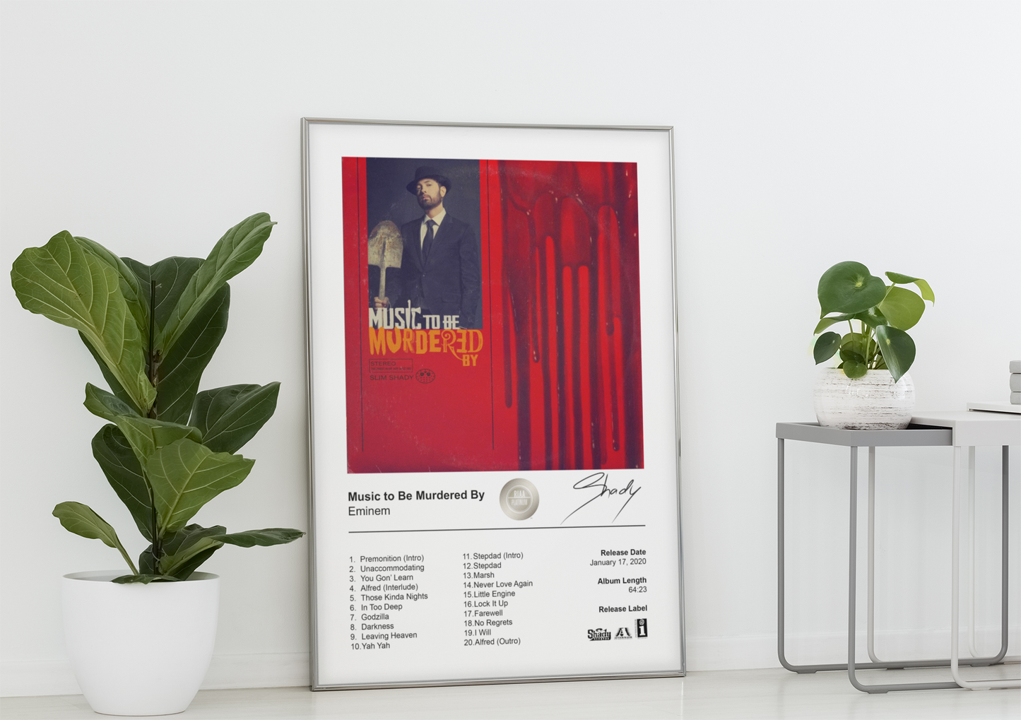 Eminem Poster - Music to Be Murdered By Album Cover Poster Print