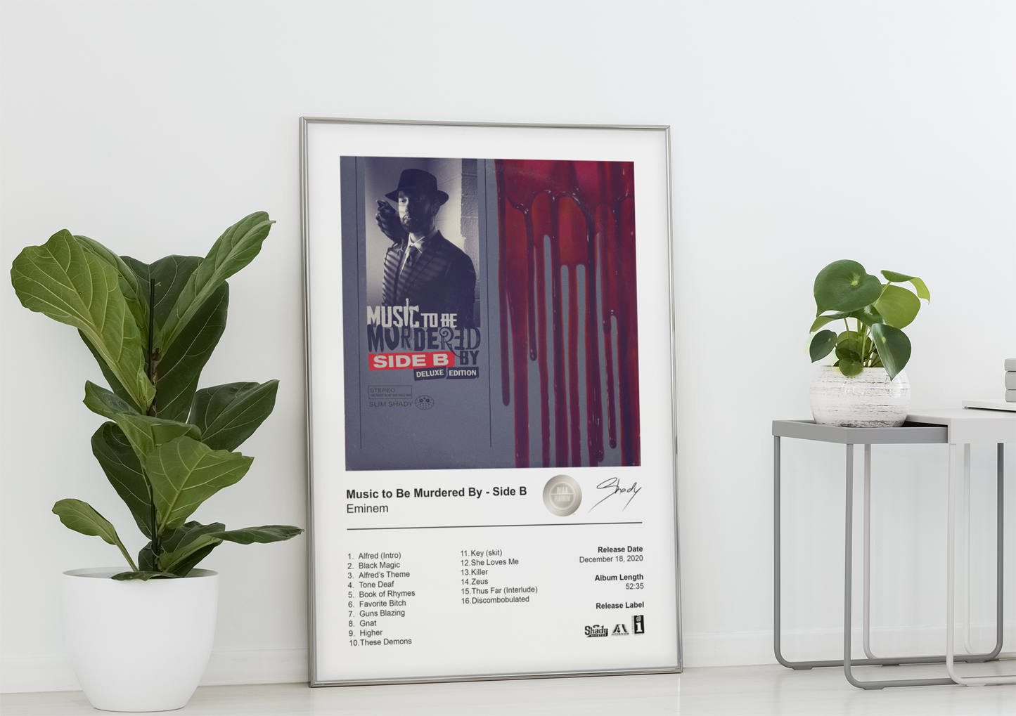 Eminem Poster - Music to Be Murdered By - Side B Album Cover Poster Print