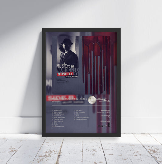 Eminem Poster - Music to Be Murdered By - Side B Album Cover Poster Print - STUDIO EDITION