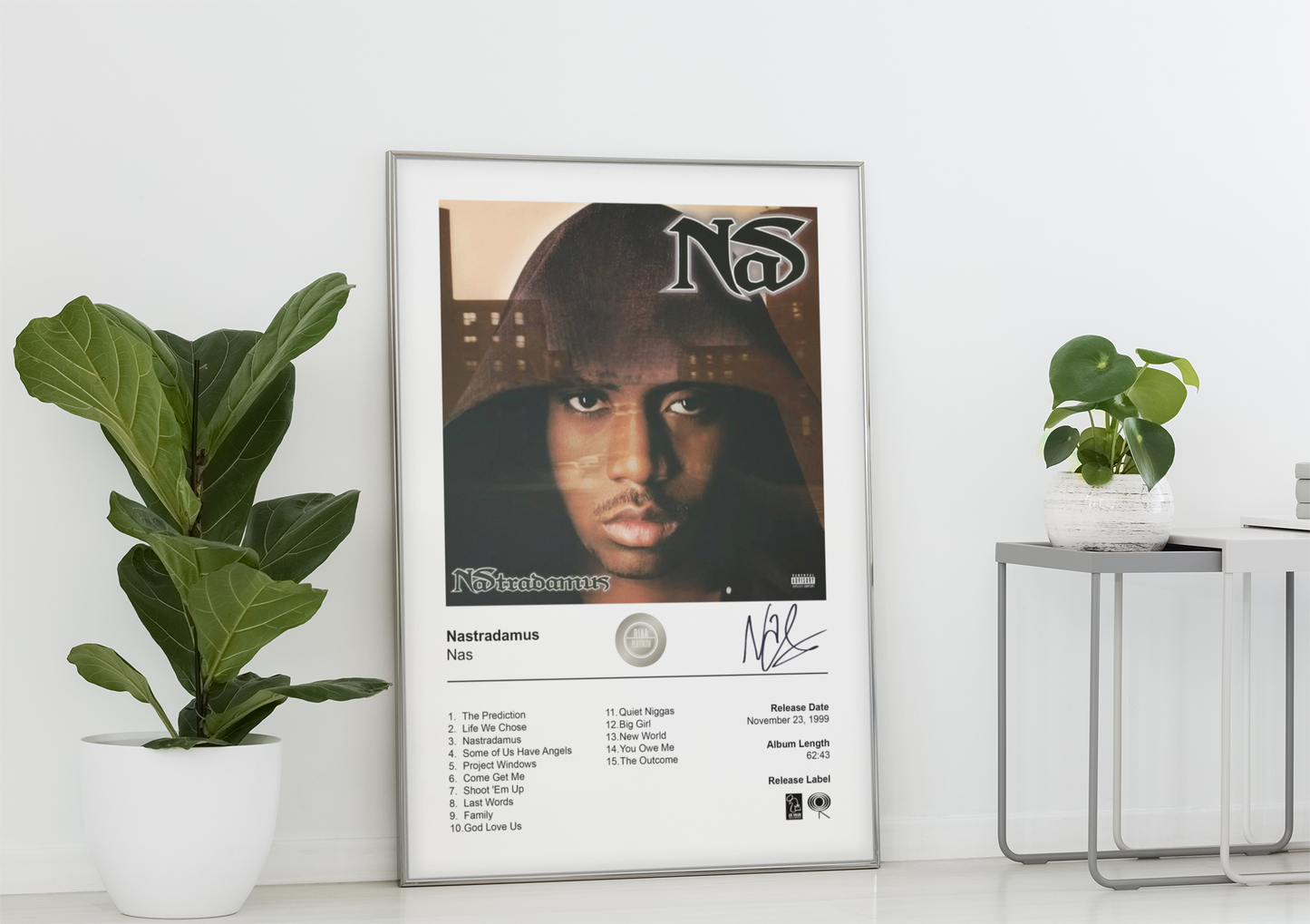 Nas Poster - Nastradamus Album Cover Poster Print