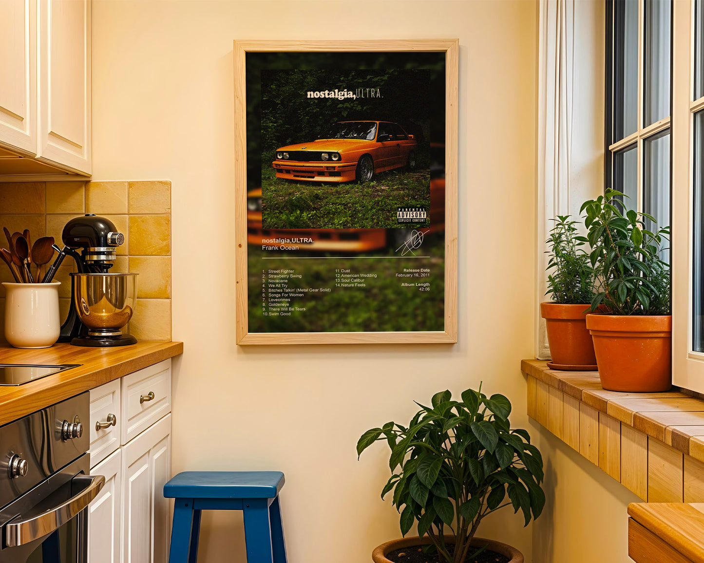 Frank Ocean Poster - nostalgia,ULTRA. Album Cover Poster Print - STUDIO EDITION
