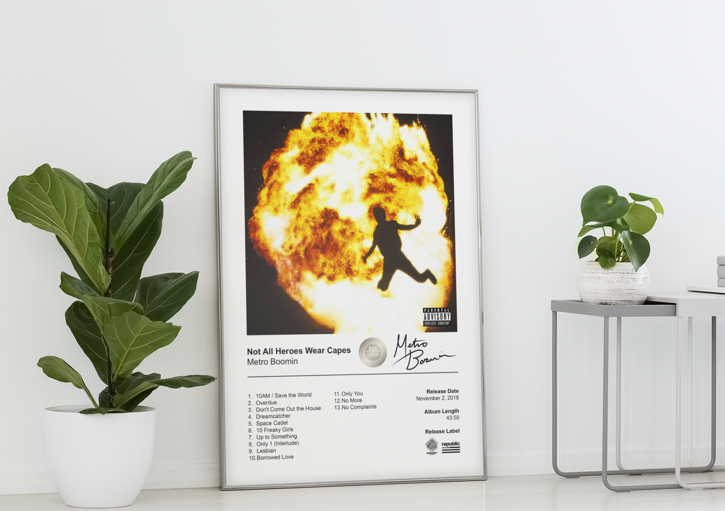 Metro Boomin Poster - Not All Heroes Wear Capes Album Cover Poster Print