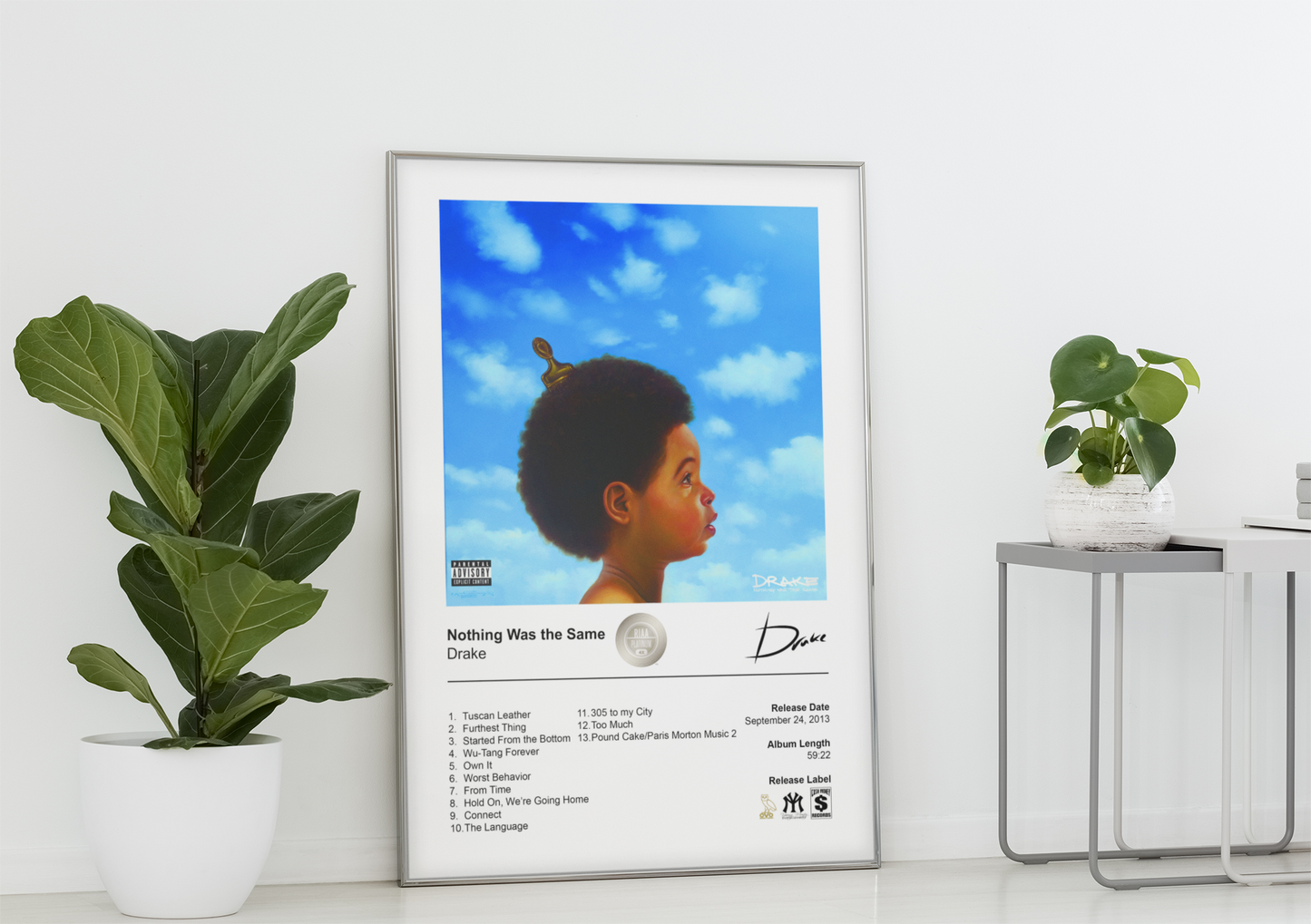 Drake Poster - Nothing Was The Same Album Cover Poster Print