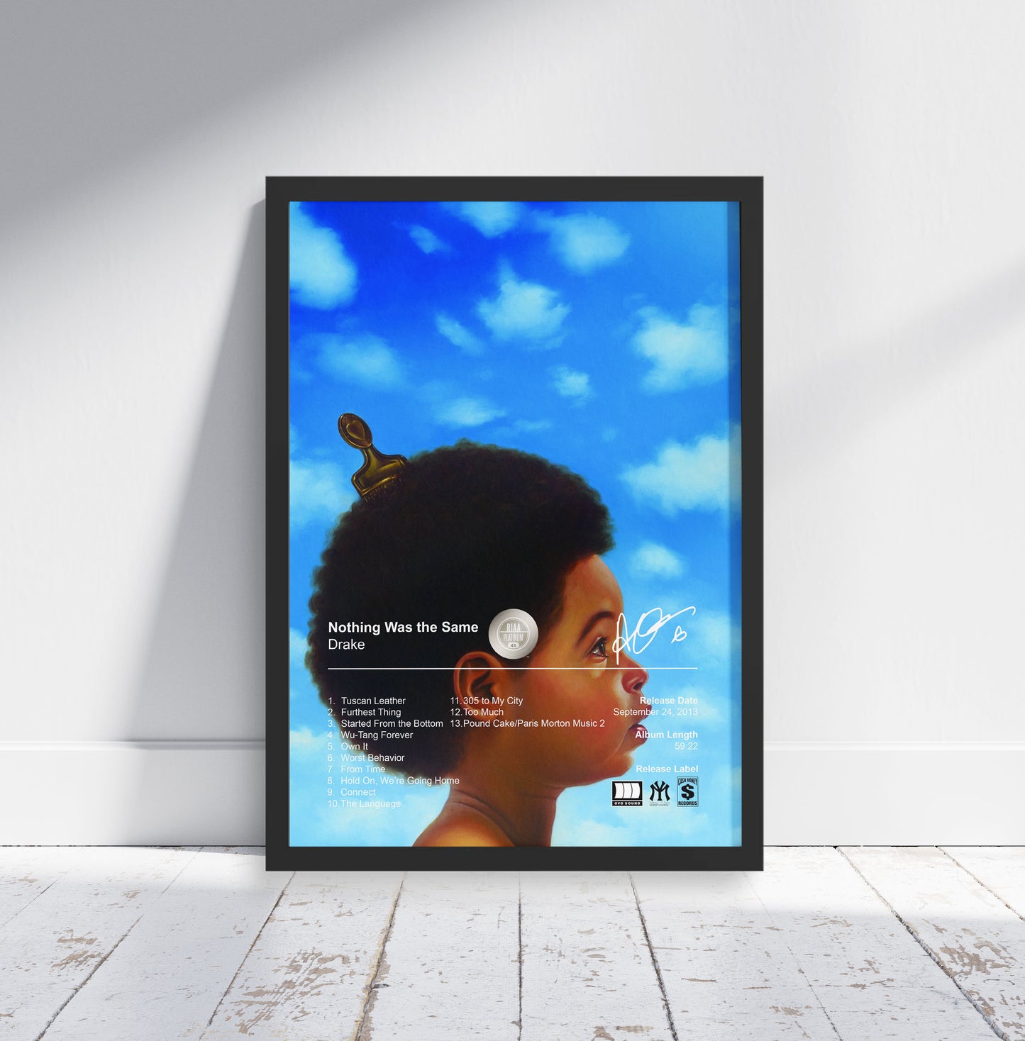 Drake Poster - Nothing Was The Same Album Cover Poster Print - STUDIO EDITION