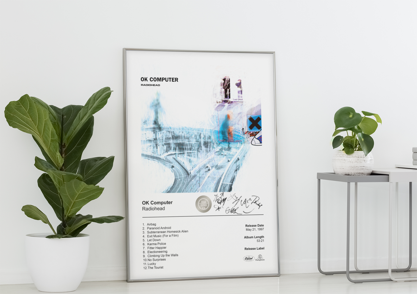 Radiohead Poster - OK Computer Album Cover Poster Print