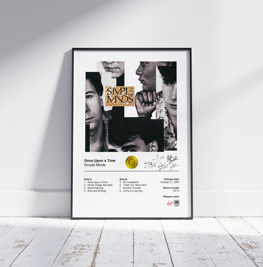 Simple Minds Poster - Once Upon a Time Album Cover Poster Print