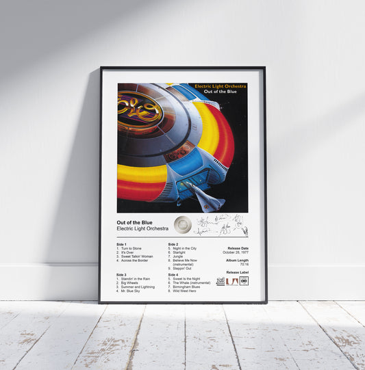 Electric Light Orchestra Poster - Out of the Blue Album Cover Poster Print