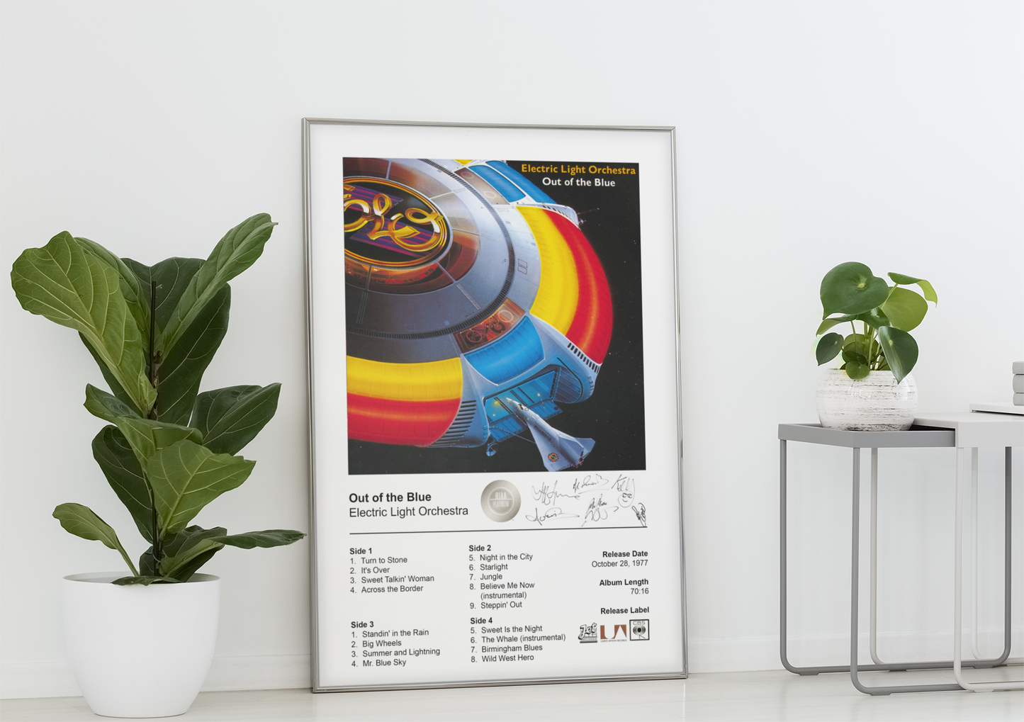 Electric Light Orchestra Poster - Out of the Blue Album Cover Poster Print