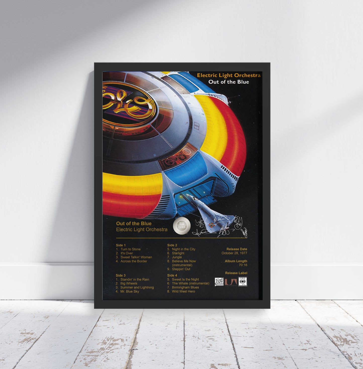Electric Light Orchestra Poster - Out of the Blue Album Cover Poster Print - STUDIO EDITION