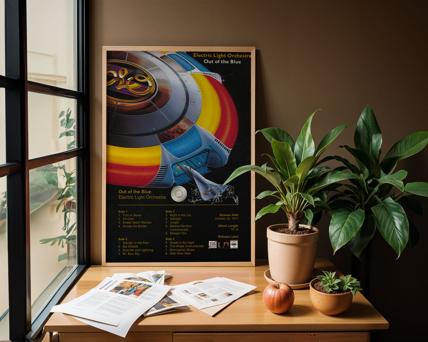 Electric Light Orchestra Poster - Out of the Blue Album Cover Poster Print - STUDIO EDITION