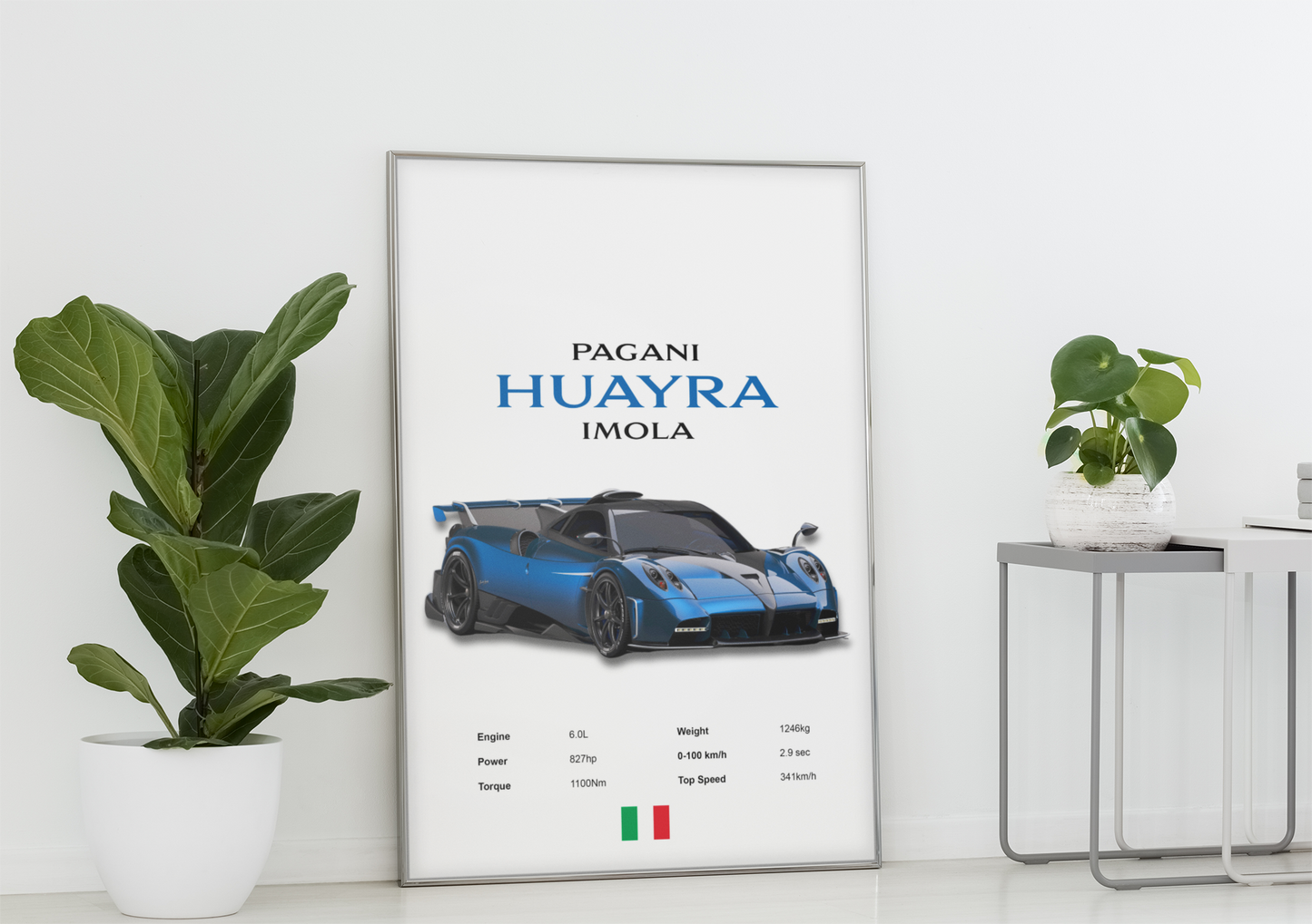 Pagani Huayra Imola Poster Print