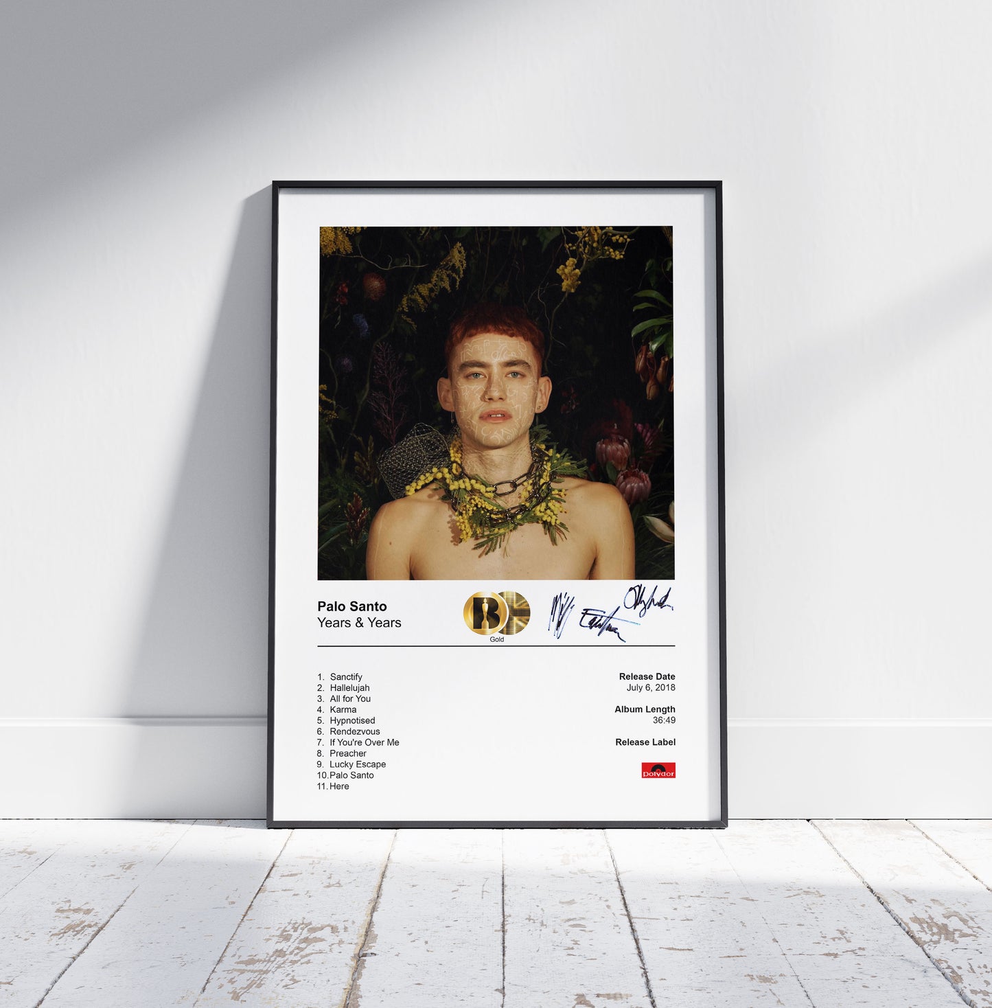 Years & Years Poster - Palo Santo Album Cover Poster Print