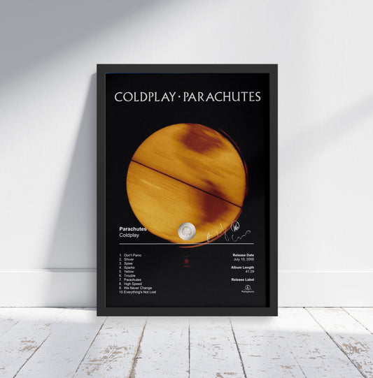 Coldplay Poster - Parachutes Album Cover Poster Print - STUDIO EDITION