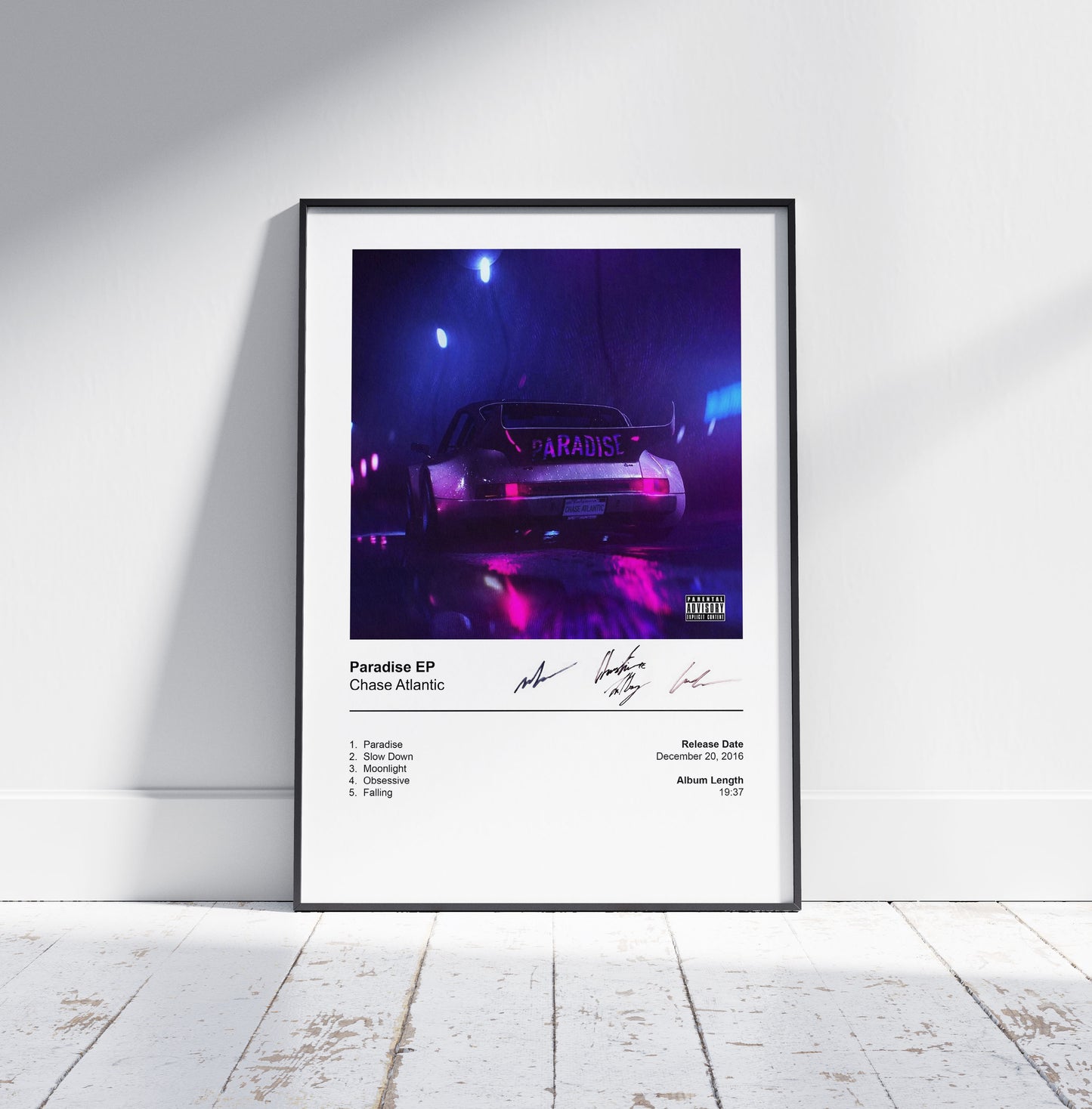 Chase Atlantic Poster - Paradise EP Album Cover Poster Print