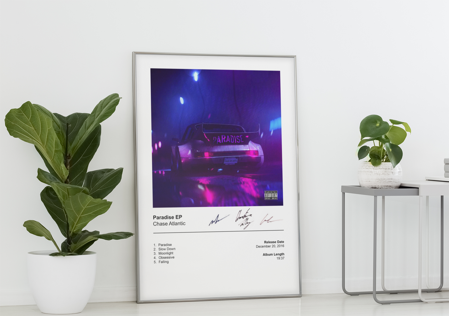 Chase Atlantic Poster - Paradise EP Album Cover Poster Print