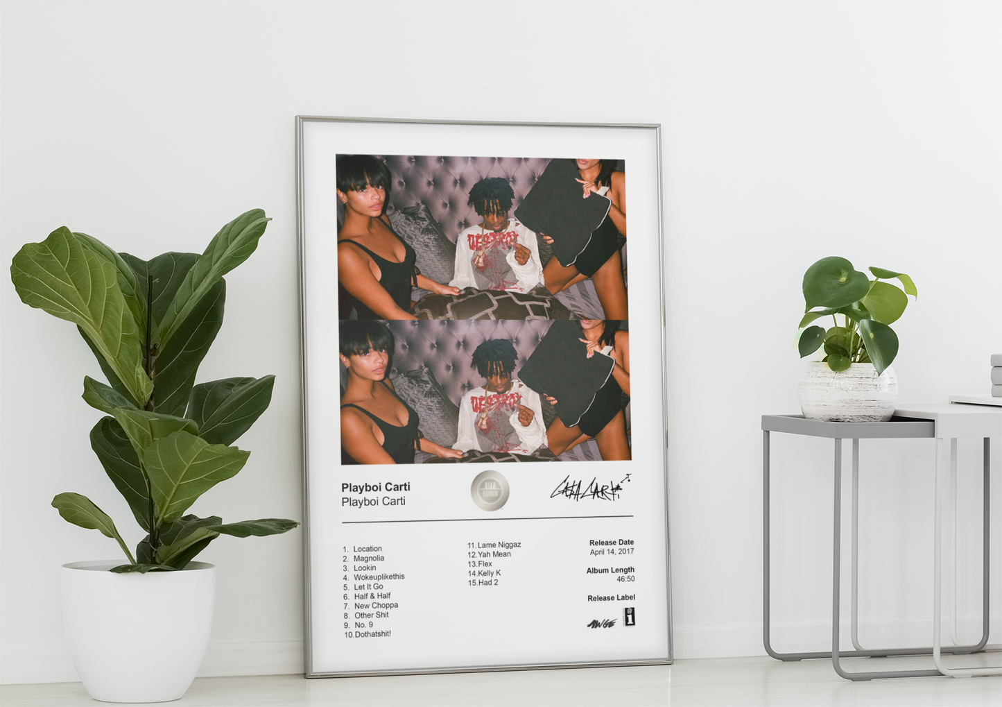 Playboi Carti Poster - Playboi Carti Album Cover Poster Print