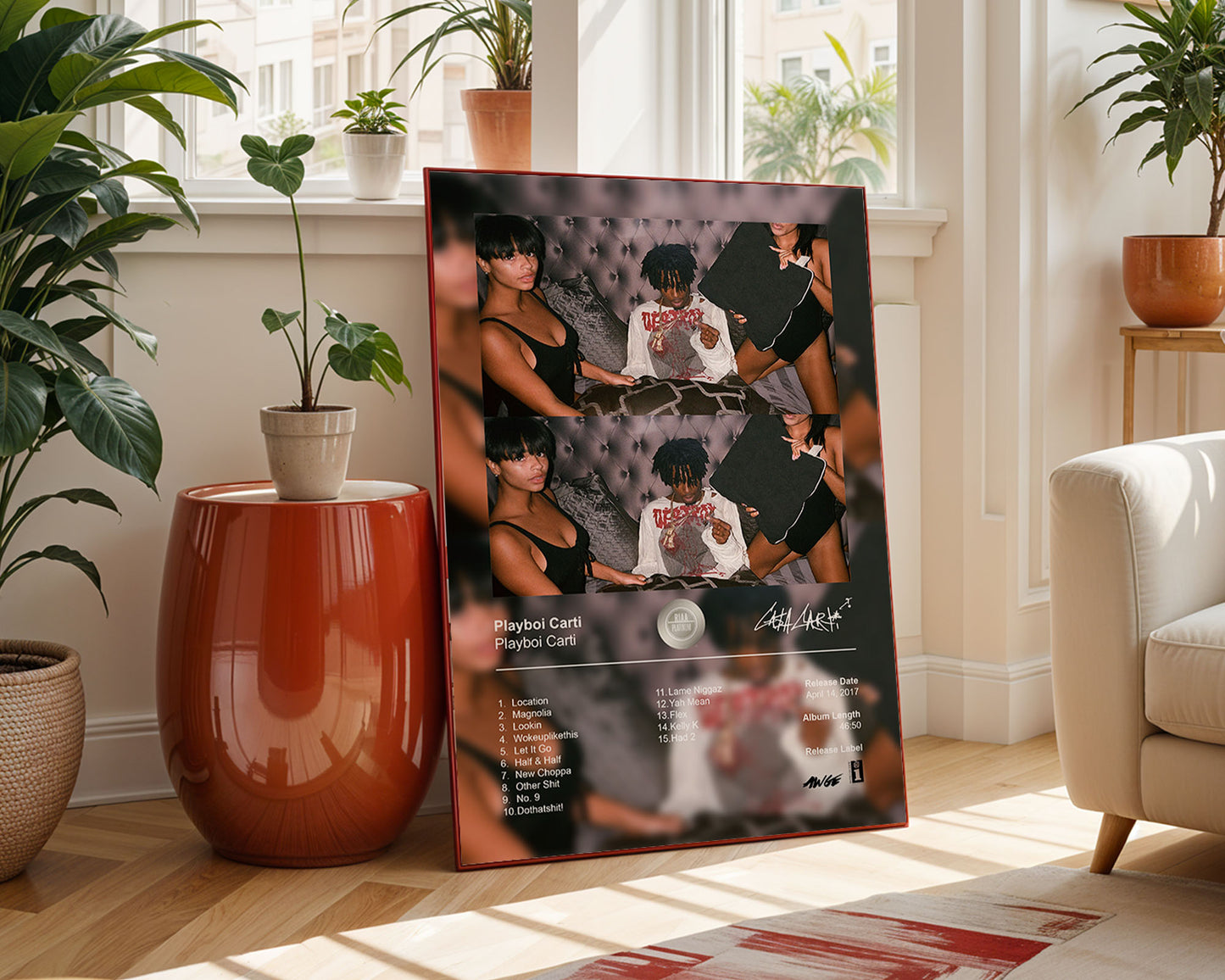Playboi Carti Poster - Playboi Carti Album Cover Poster Print - STUDIO EDITION