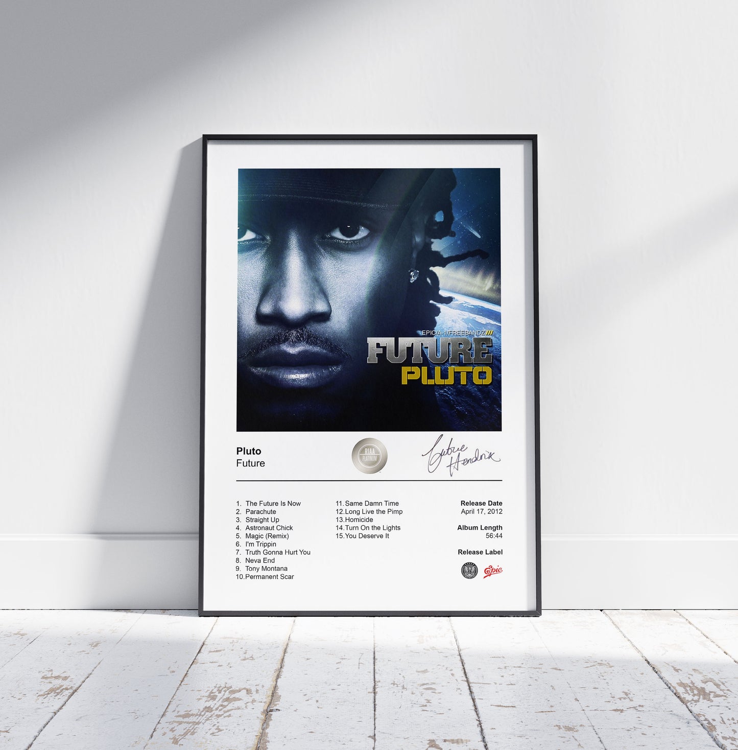 Future Poster - Pluto Album Cover Poster Print